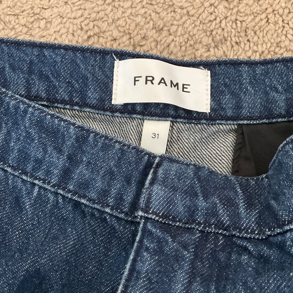 FRAME Patch Pocket Trouser denim shorts - Picture 5 of 6